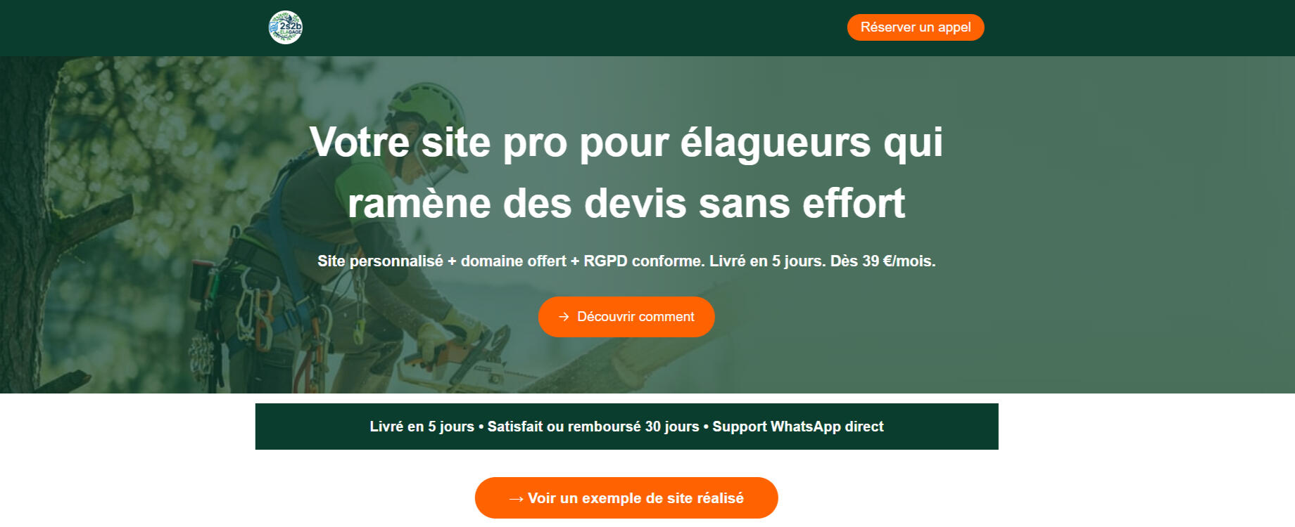 Présentation site élagueur